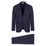 Abito in fresco di lana stretch 44 / BLU