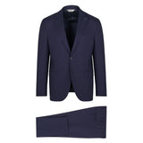 Abito in fresco di lana stretch 44 / BLU