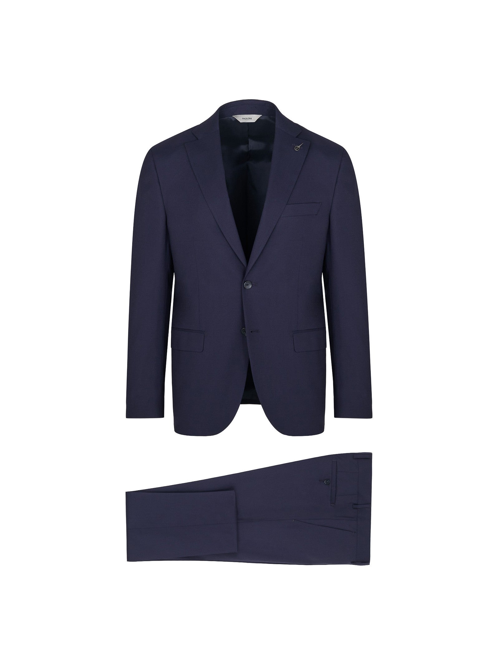 Abito in fresco di lana stretch 44 / BLU