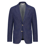 Giacca sfoderata cotone denim 44 / BLU