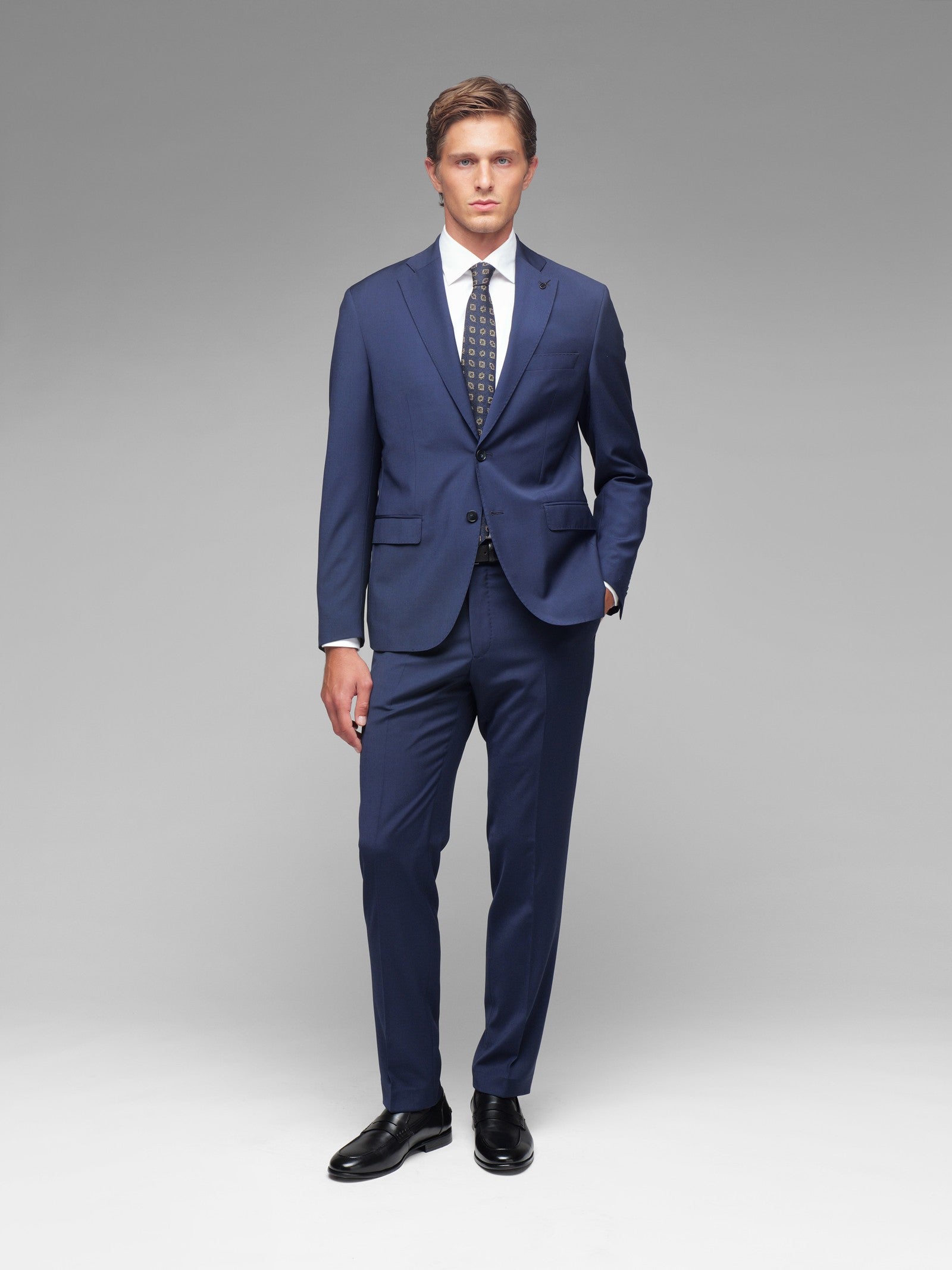 Abito in lana stretch 44 / BLU