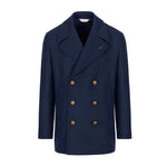 Peacoat in flanella di lana 44 / BLU