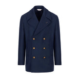 Peacoat in flanella di lana 44 / BLU