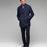 Peacoat in flanella di lana 44 / BLU
