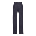 Pantalone pinces denim stretch 44 / BLU