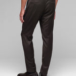 Pantalone jogging flanella di lana stretch 44 / MARRONE